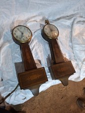 Lot Of 2 Antique Sessions  Banjo Wall Clocks Model M for Parts Repair 23
