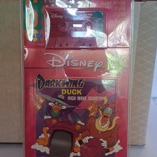 Disney Darkwing Duck: High Wave Robbery Read-Along Book & Cassette 60243-4 picture