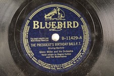 Glenn Miller - 78 RPM Bluebird - The President's Birthday L16E picture