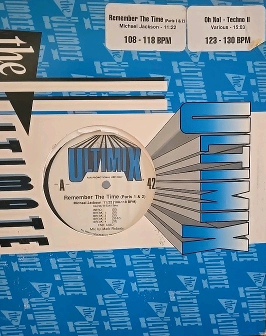 Michael Jackson -Remember The Time Parts 1 & 2- ULTIMIX 42 1991 12\