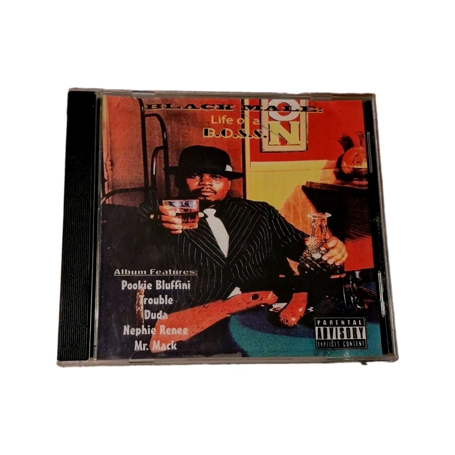 Black Male Life Of A BOSS CD 2011 Rare Arkansas Southern Rap Underground G-Funk