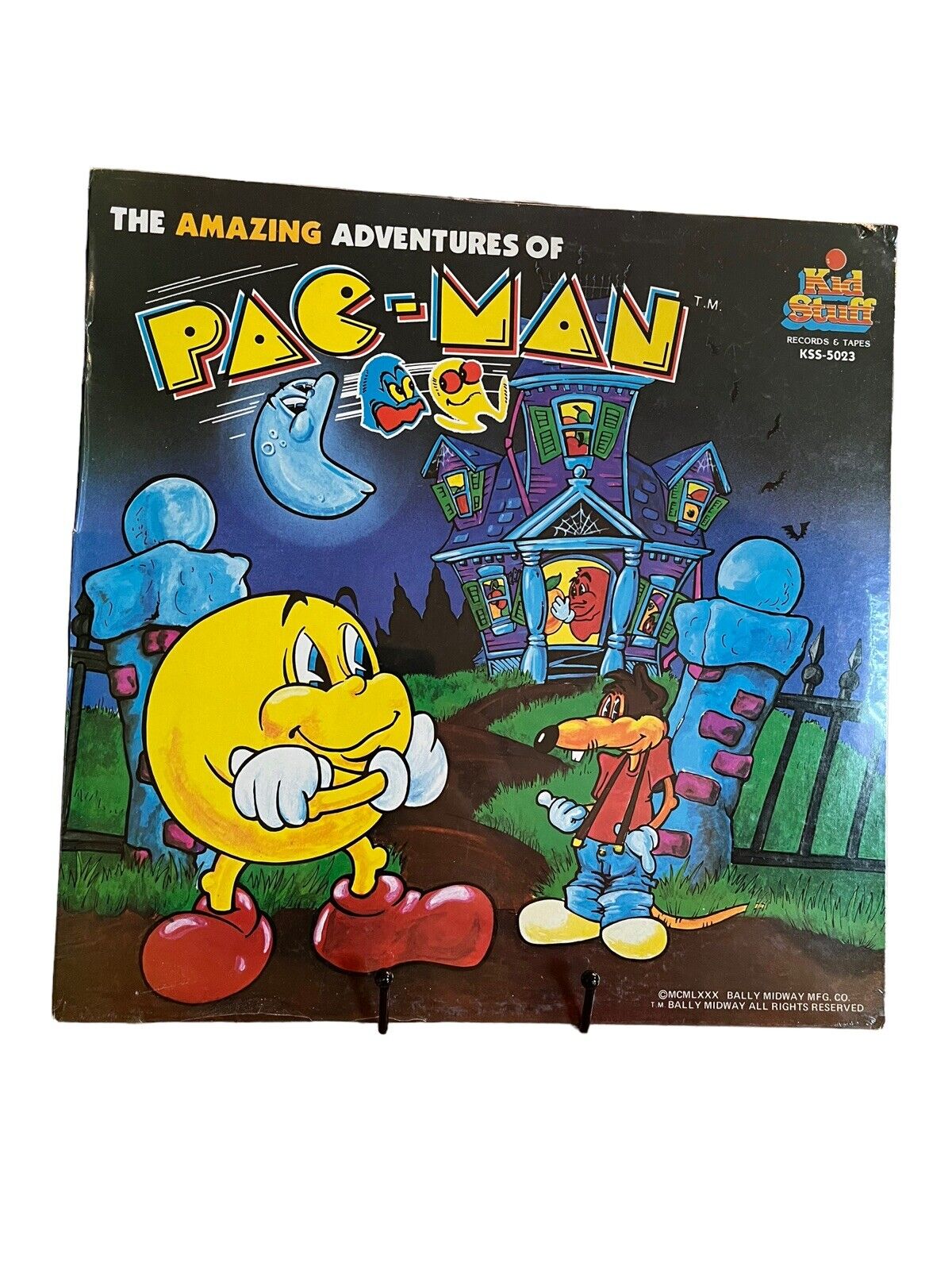 ALBUM New Vintage Amazing Adventure Pac-Man LP Vinyl Record FACTORY SEALED Nip