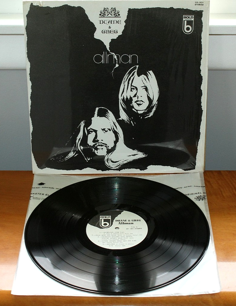DUANE & GREG ALLMAN Bold Records LP 33-301 \
