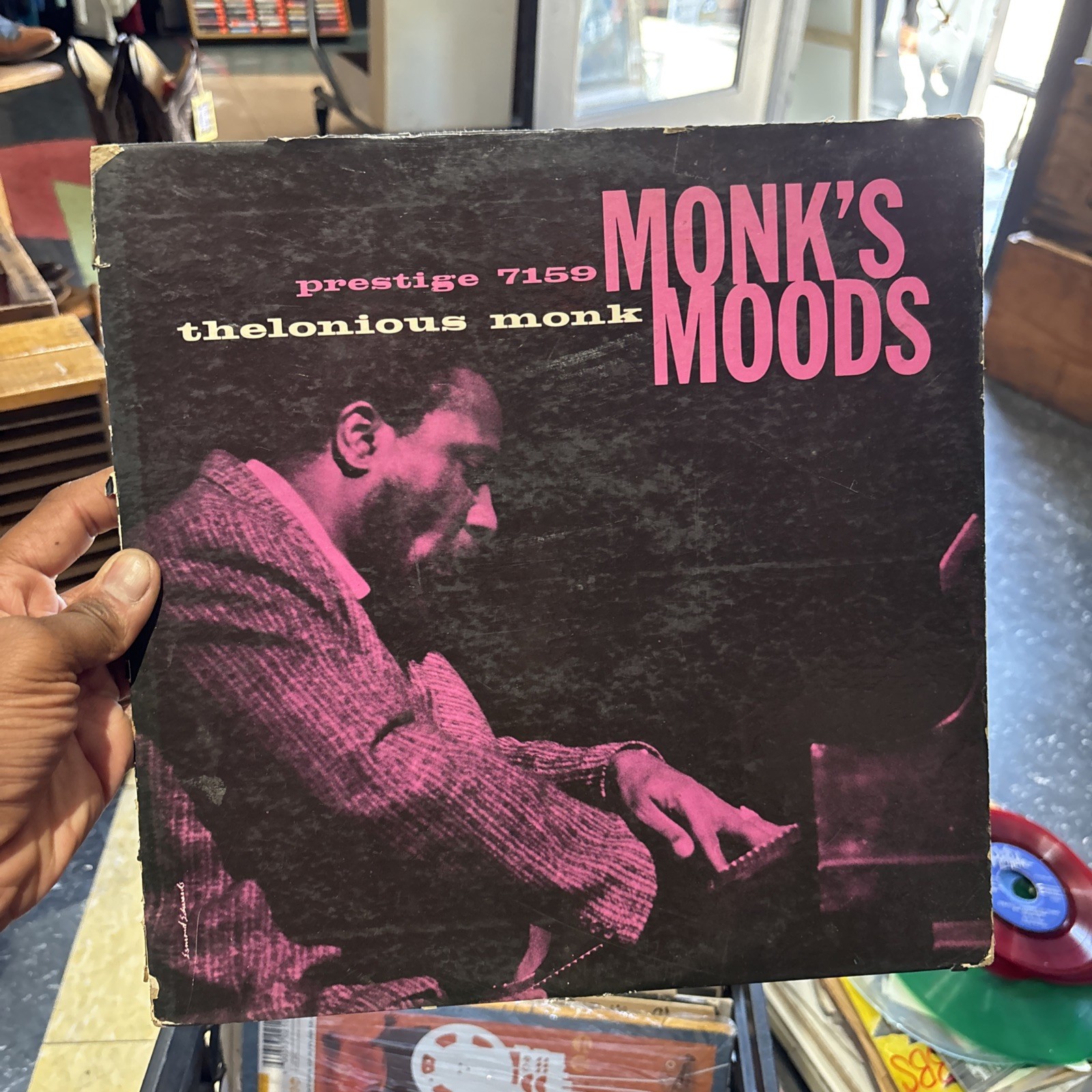 THELONIOUS MONK Monk's Moods LP PRESTIGE PRLP 7159 US 1959 NJ DG MONO COVER READ