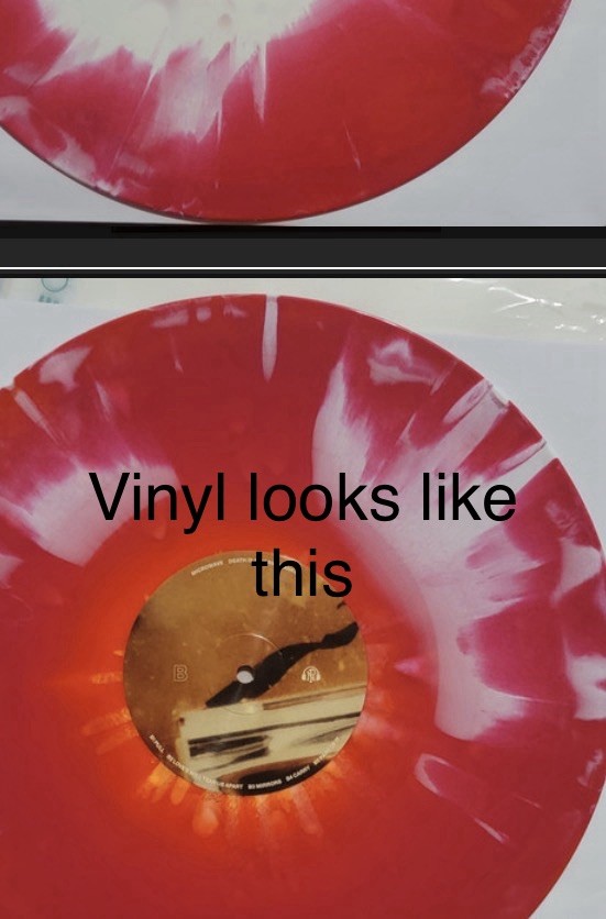 Microwave - Death Is A Warm Blanket. Colored Vinyl rare Limited. New Sealed