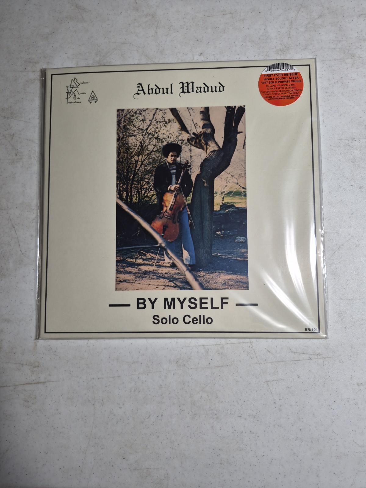 ABDUL WADUD By Myself LP/'78 US/Rare Holy Grail Solo Cello Free Improvisation LP