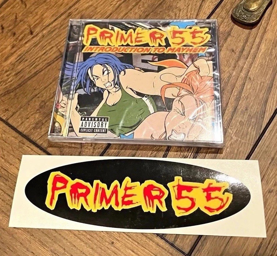 Sealed* Primer 55 - Introduction to Mayhem CD + Promo Sticker RARE 2000 Vintage 