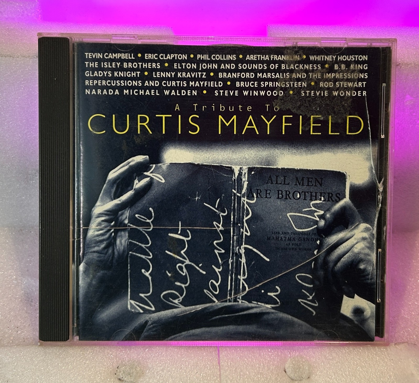 A Tribute To Curtis Mayfield (CD, 1994, Warner) With Case, Tested
