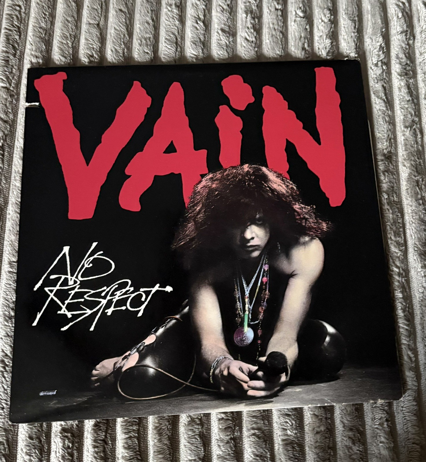 VAIN PROMO - No Respect 1st US Pressing 1989 Vinyl Record Rare Hair Metal