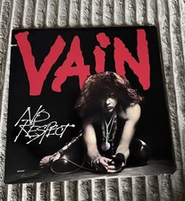 VAIN PROMO - No Respect 1st US Pressing 1989 Vinyl Record Rare Hair Metal picture