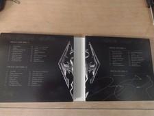 The Elder Scrolls V: Skyrim Original Soundtrack CD 4-Disc Autographed Set picture