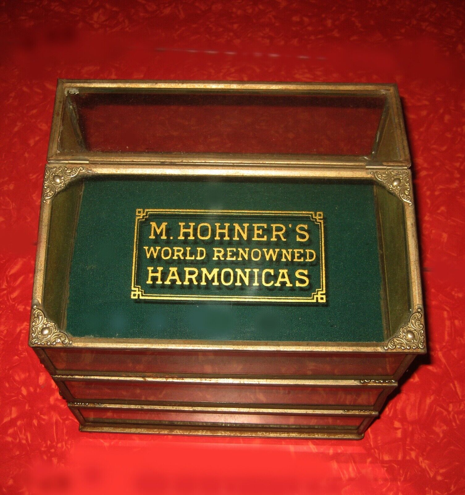 Incredible M. Hohner\'s 3-Tier Harmonica Showcase