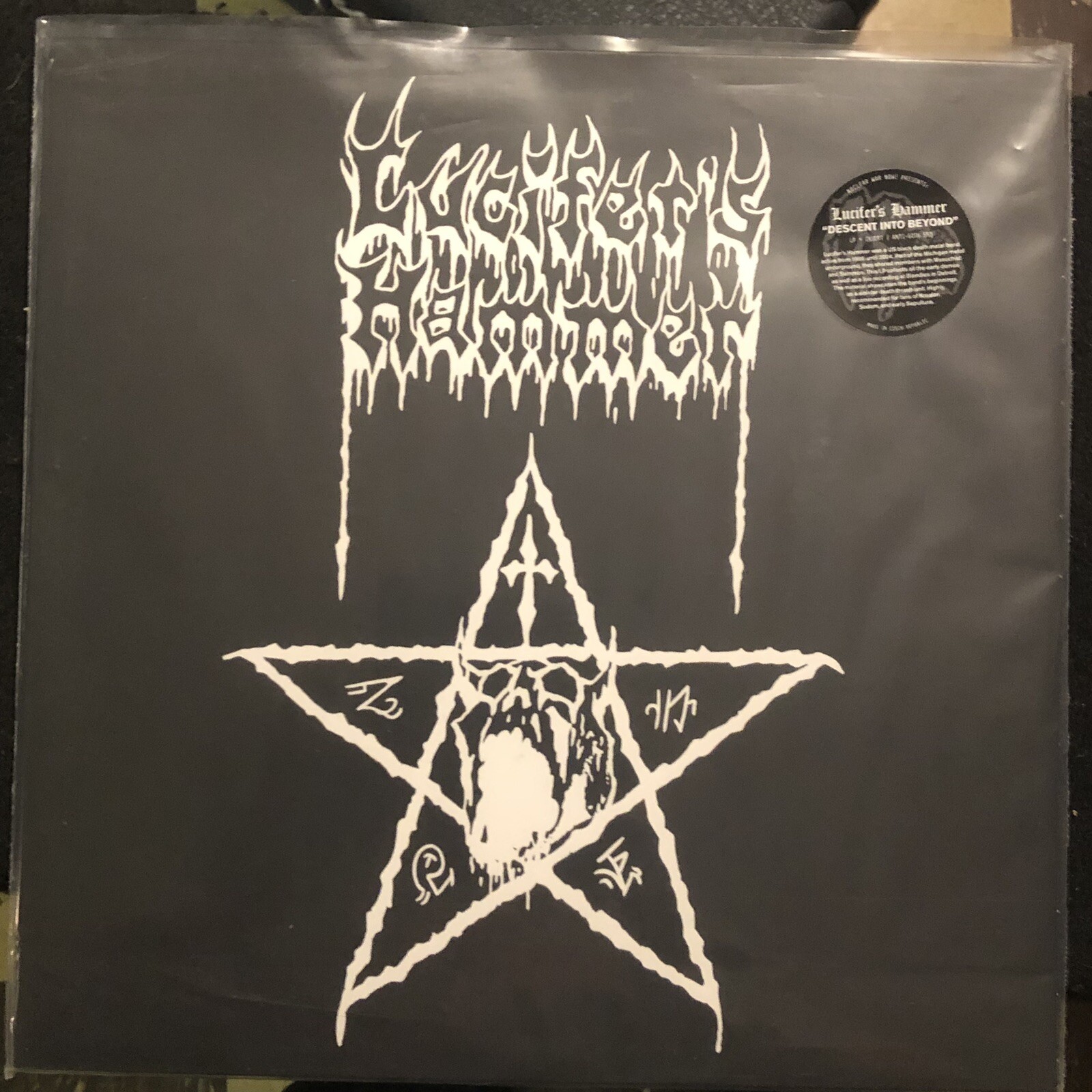 Lucifer's Hammer – Descent Into Beyond LP 2021 Nuclear War Now First Press