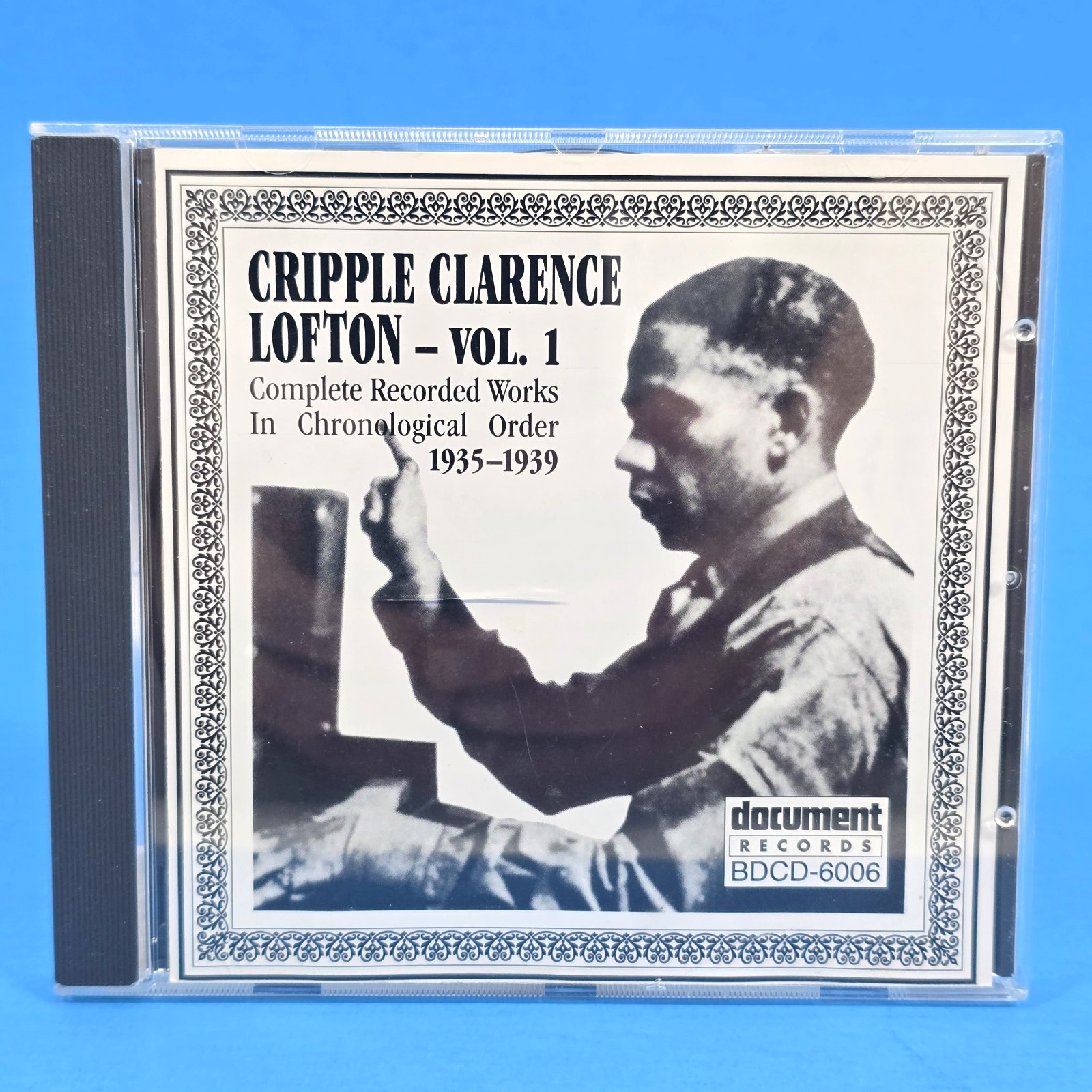 CRIPPLE CLARENCE LOFTON COMPLETE RECORDED WORKS VOL 1 1935-39 CD DOCUMENT BLUES