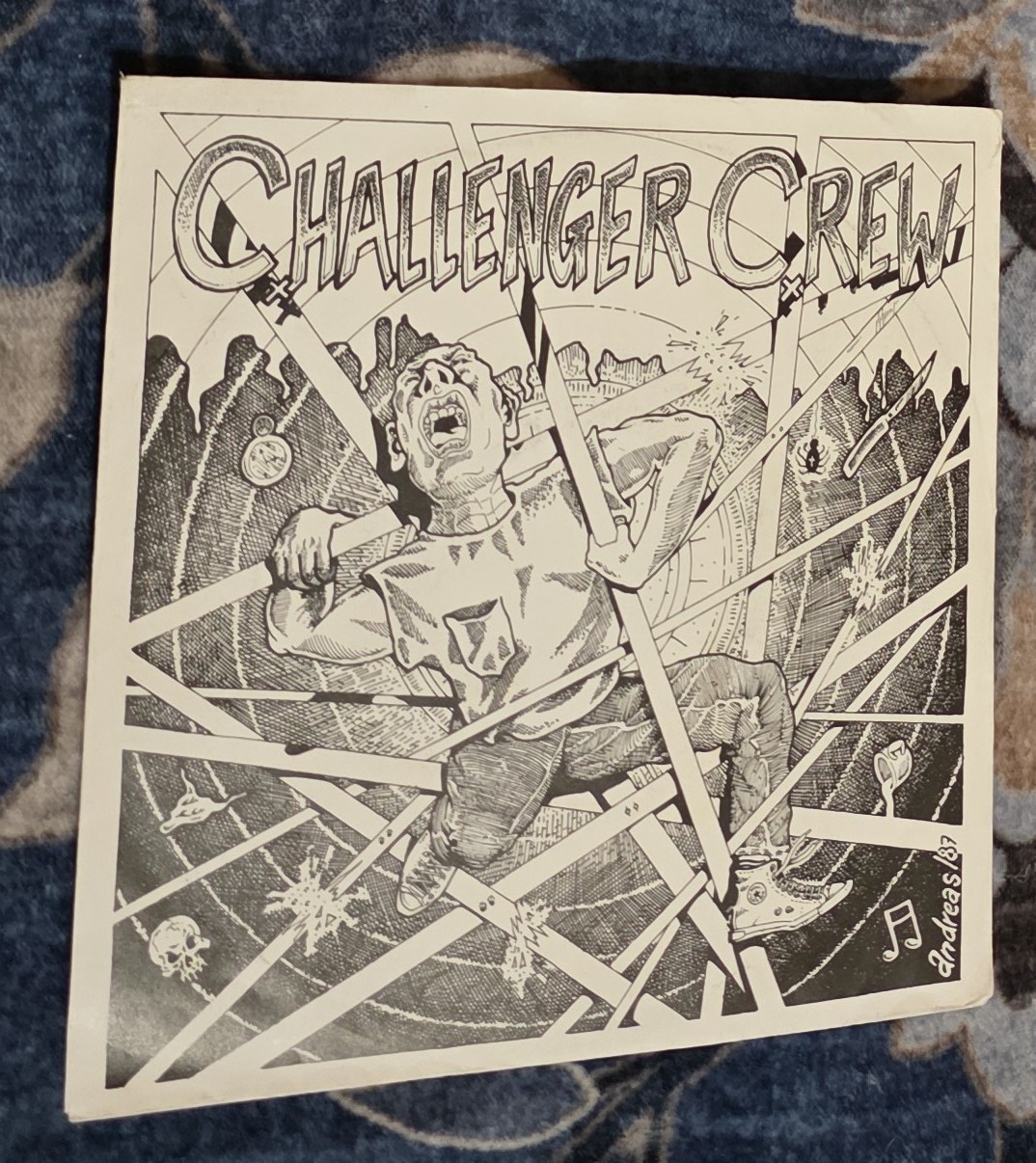 Challenger Crew 1987 Ultra Rare Punk 7\