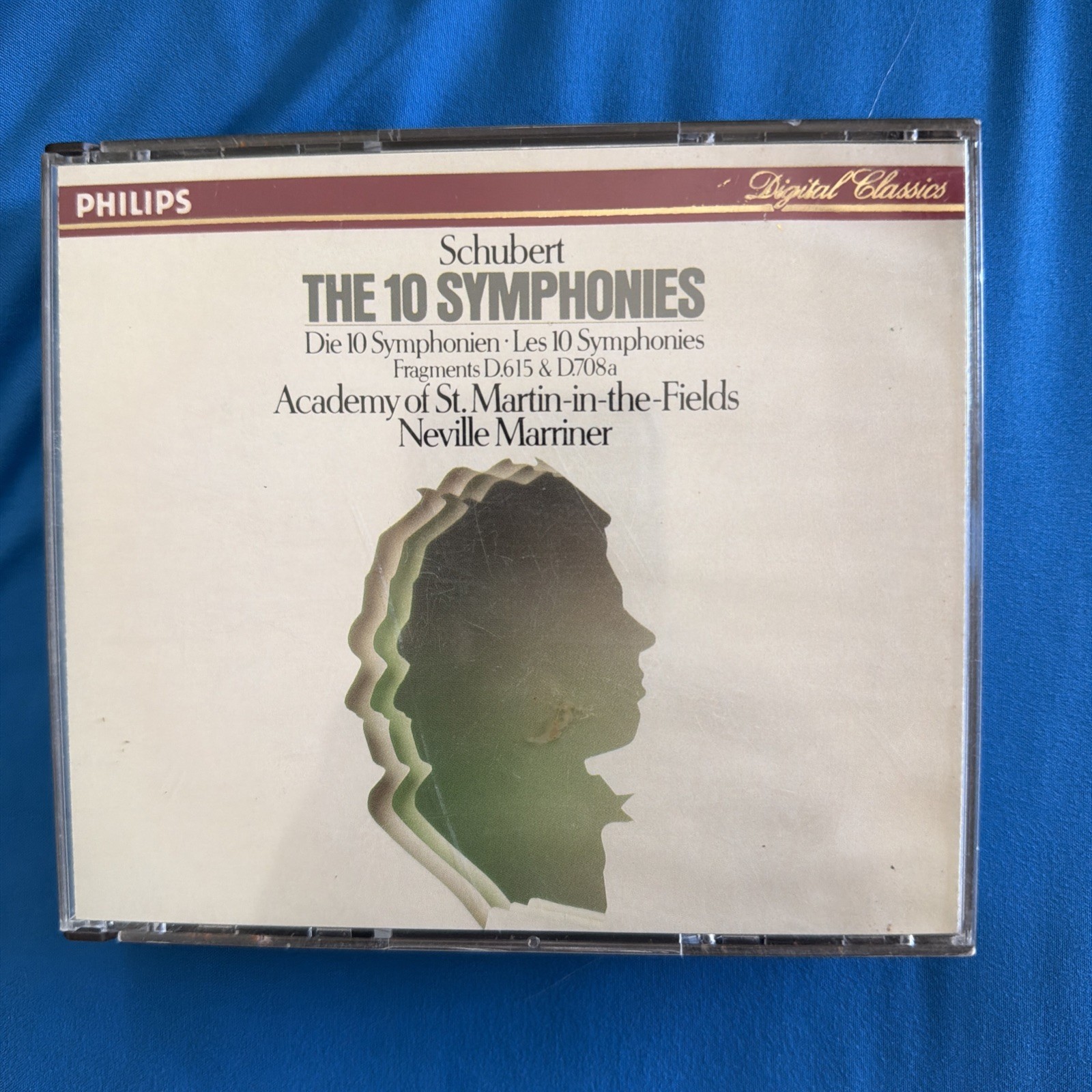 Schubert 10 Symphonies 3 CD Set Discs 4-6 Marriner Philips 412 591-2