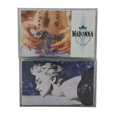 Lot of 2 MADONNA Cassette Tape: Like A Virgin Prayer & True Blue Vintage H2FLot picture