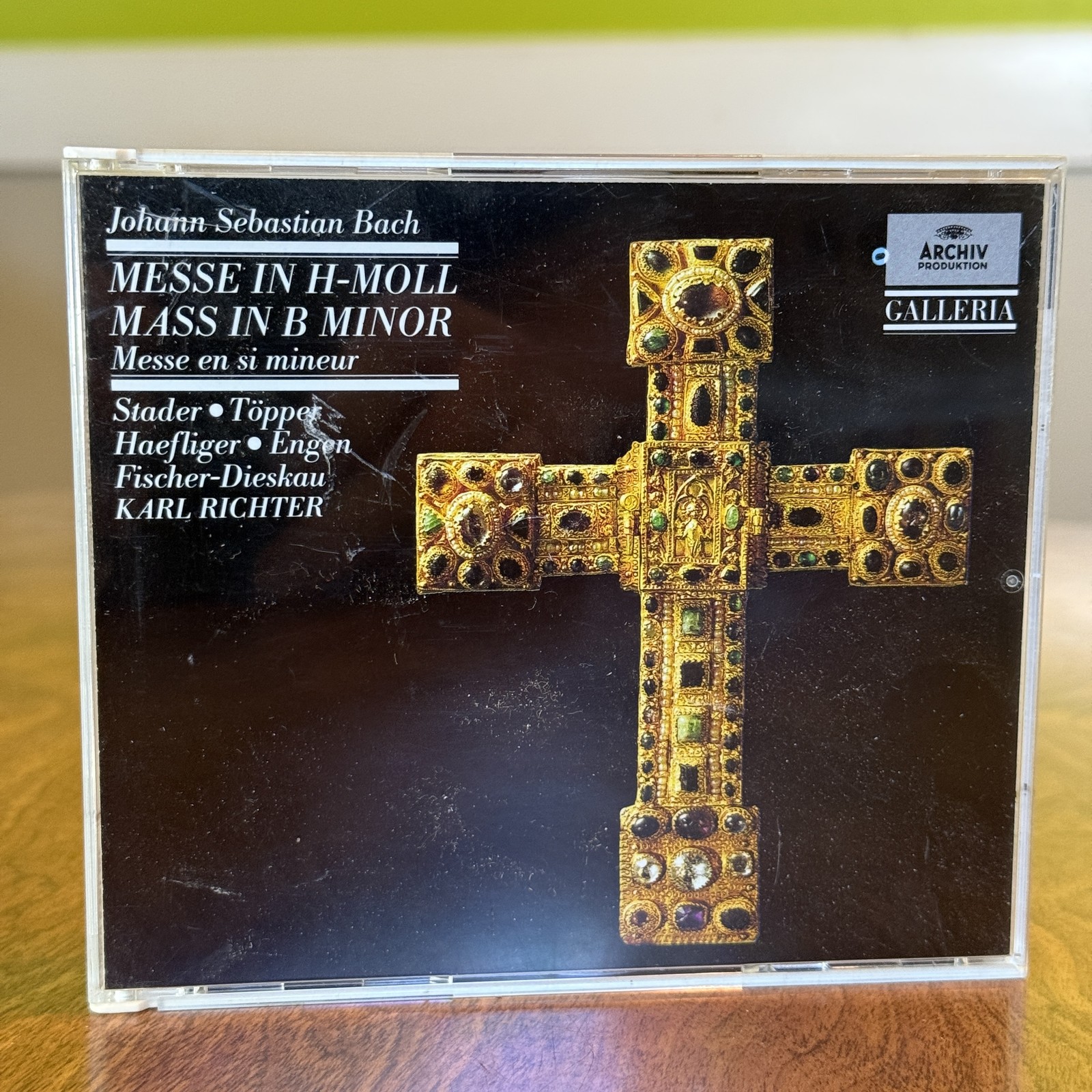 Johann Sebastian Bach Mass in B Minor Karl Richter 1989 CD Archiv Produktion