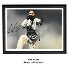 Aubrey Drake Graham Hand Signed Canadian Rapper Photo 12x8 + COA & PSA Approved picture