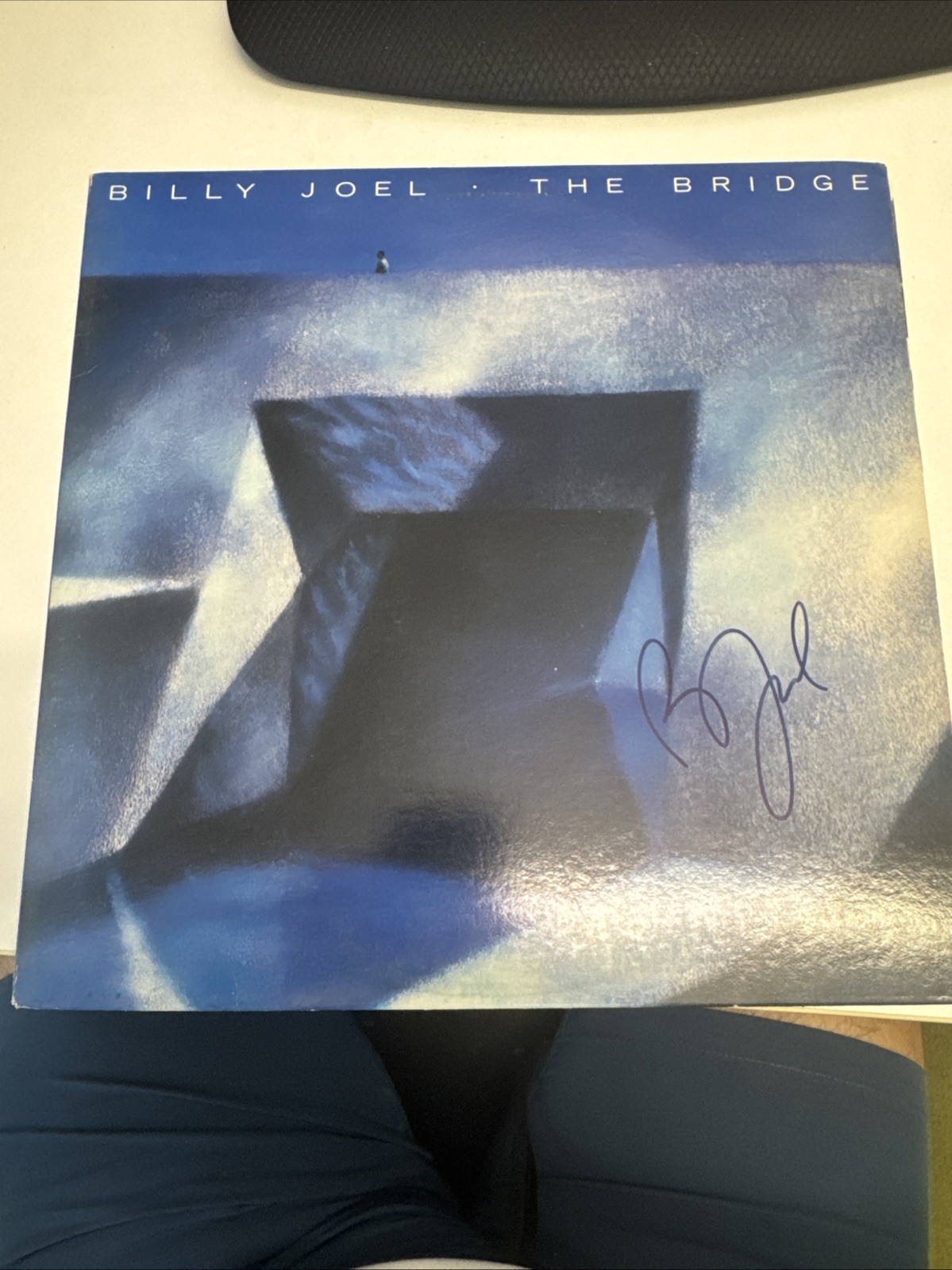 Billy Joel The Bridge Autographed Vinyl Mint 