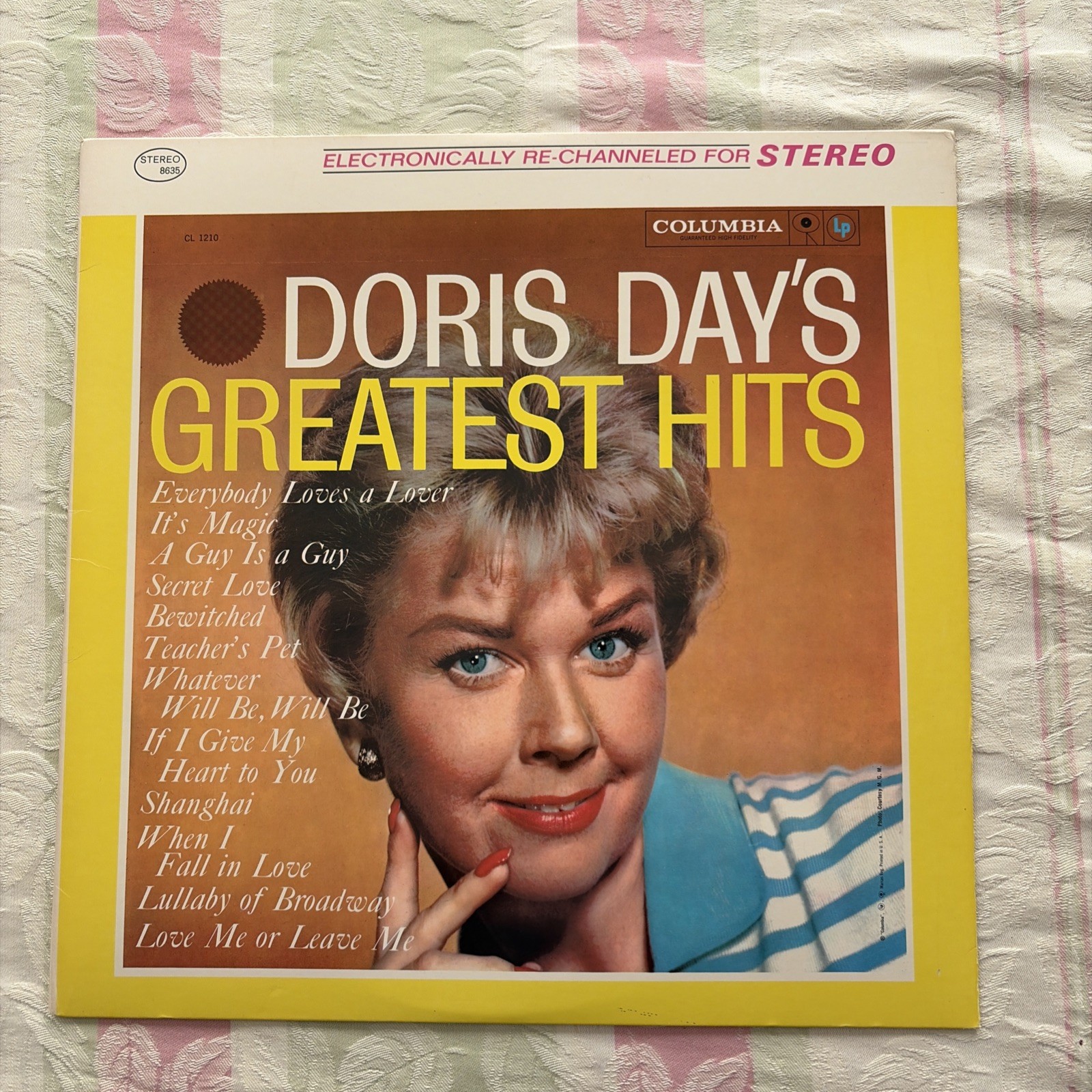 Vintage DORIS DAY’S GREATEST HITS Vinyl LP Columbia Records CL 1210 Pop Vocal