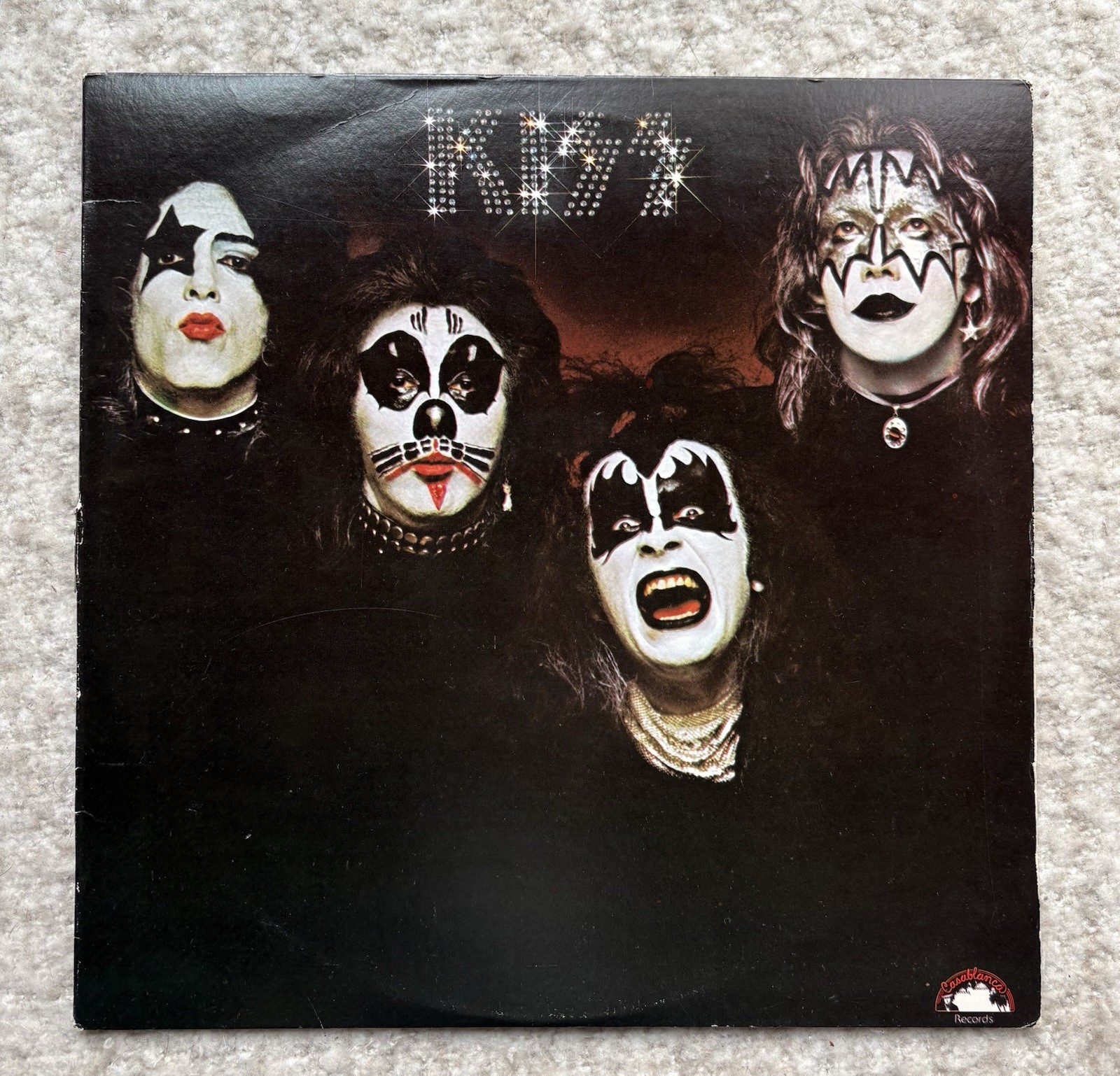 KISS Self Titled RARE 1983 edition Polygram Vinyl W/Live Nothin to Lose. 
