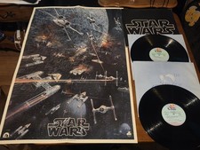 STAR WARS 1977 Vinyl COMPLETE OST 2T-541 TML Audiophile 1st Pressing Poster EX picture