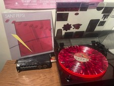 SAINT PEPSI – HIT VIBES vaporwave vinyl RARE virtual algorithm red splatter picture