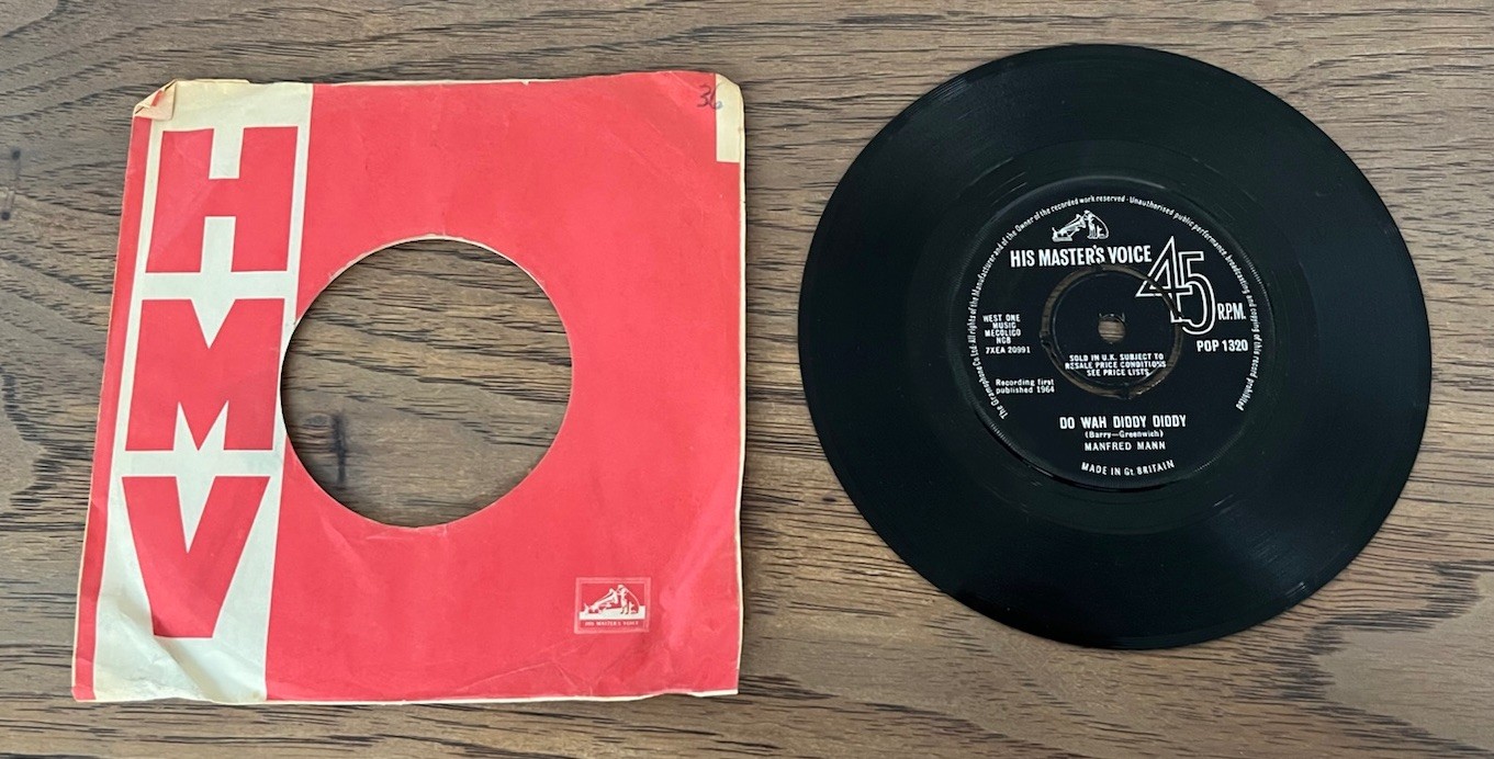 MANFRED MANN  Do Wah Diddy Diddy / What you Gonna Do  VINYL 7\
