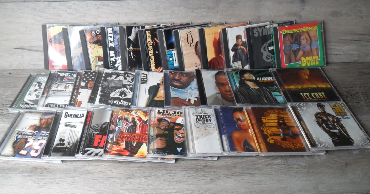 1990\'s/Early Y2K Rap & Hip Hop Lot 30 CD\'s ~ Scarface, DJ Quik, MC Ren, EPMD