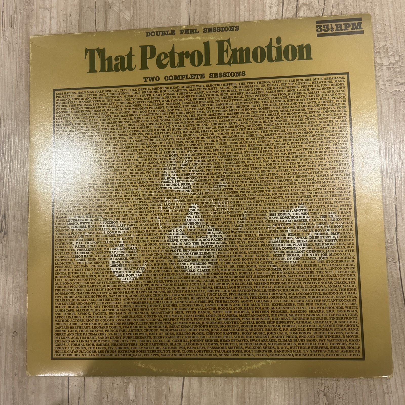 That Petrol Emotion Double Peel Sessions 1989 UK Vinyl LP NM Annie Nightingale