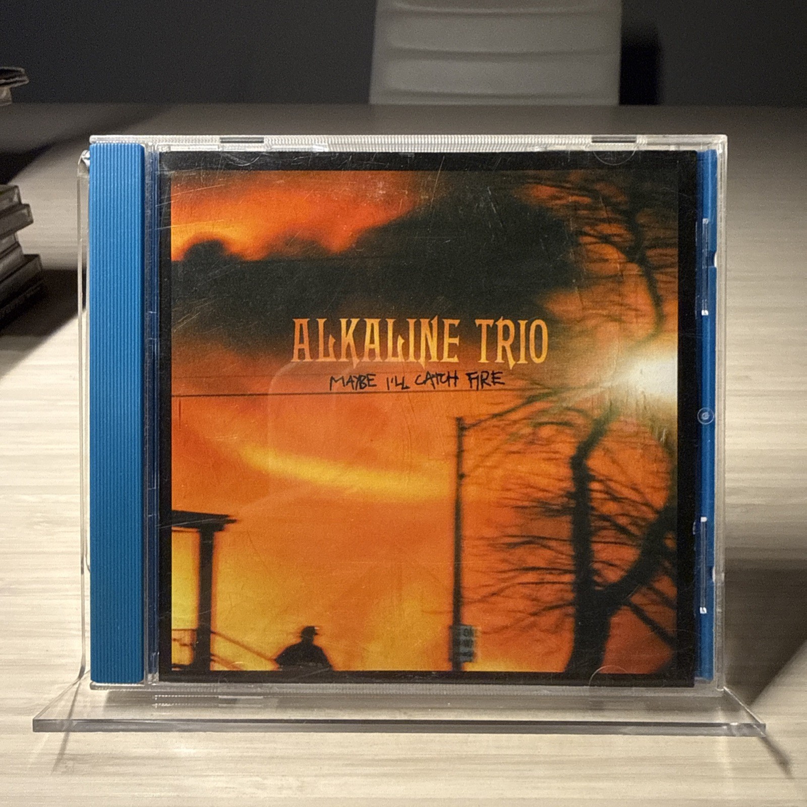 Alkaline Trio Maybe I'll Catch Fire CD 1999 Asian Man Records AMR-055 RARE OOP