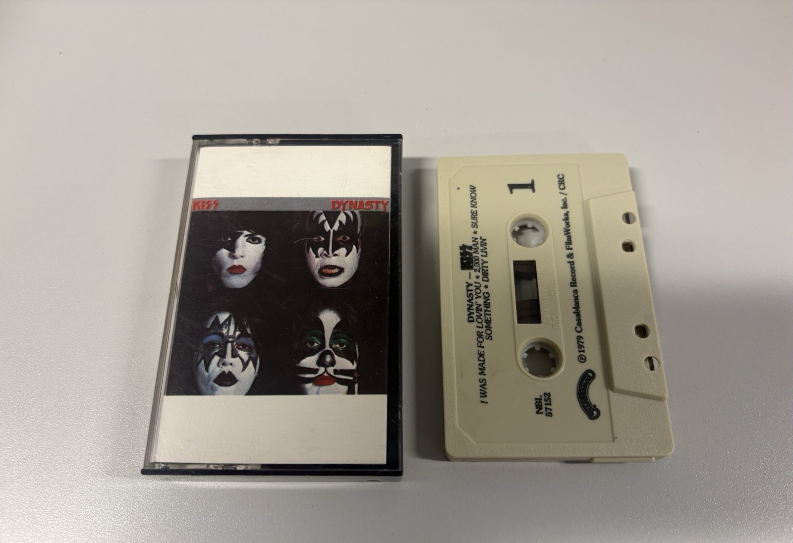 Dynasty by Kiss (Cassette, 1979) Tested. Casablanca Records Cassette Tape Rock