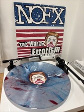 NOFX The War On Errorism Trump Red White and Blue Vinyl LP picture