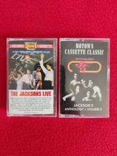 THE JACKSON 5 - ANTHOLOGY VOL 2. THE JACKSONS LIVE. 2 CASSETTE LIKE NEW. picture