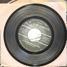 J.D. Jarvis Bluegrass Style Gospel Vinyl 45 picture