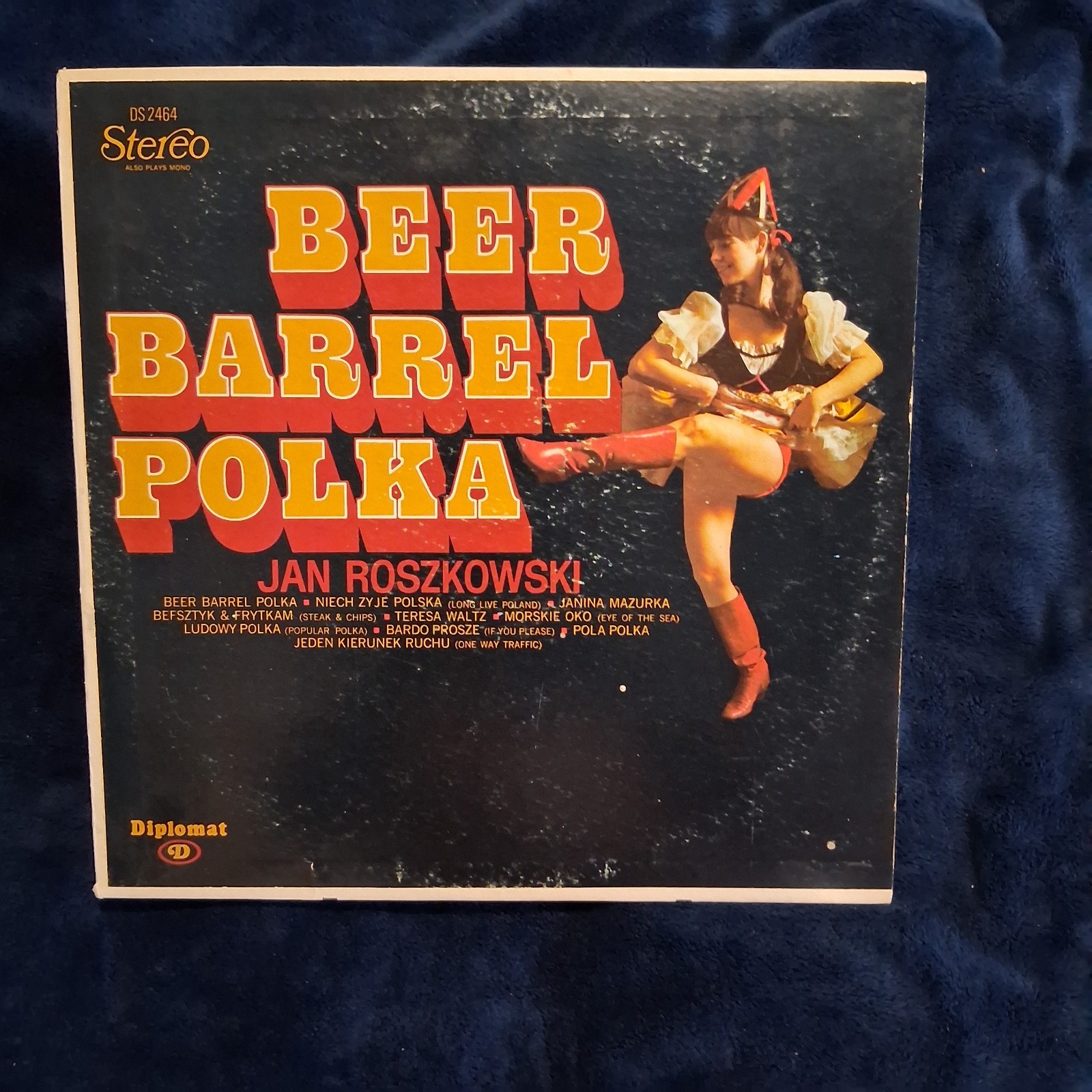 Jan Roszkowski Beer Barrel Polka LP Diplomat Records Stereo Vinyl Record