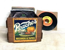 PEACHES RECORDS & TAPES STORAGE CRATE for (7
