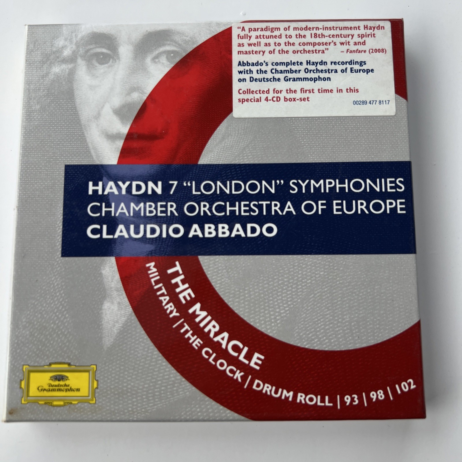 HAYDN : Joseph Haydn: 7 'London' Symphonies CD Box Set 4 discs (2009) Rare OOP
