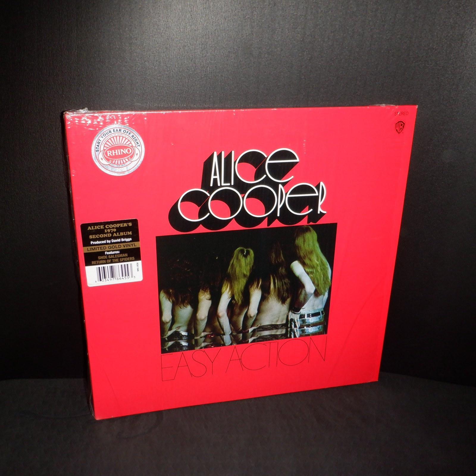 ALICE COOPER vinyl EASY ACTION Rhino Limited 2018 RED VINYL **HYPE ERROR** NM-