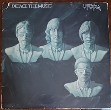 UTOPIA - DEFACE THE MUSIC - 1980 BEARSVILLE RECORDS VINYL ALBUM - (FAIR/G+) picture