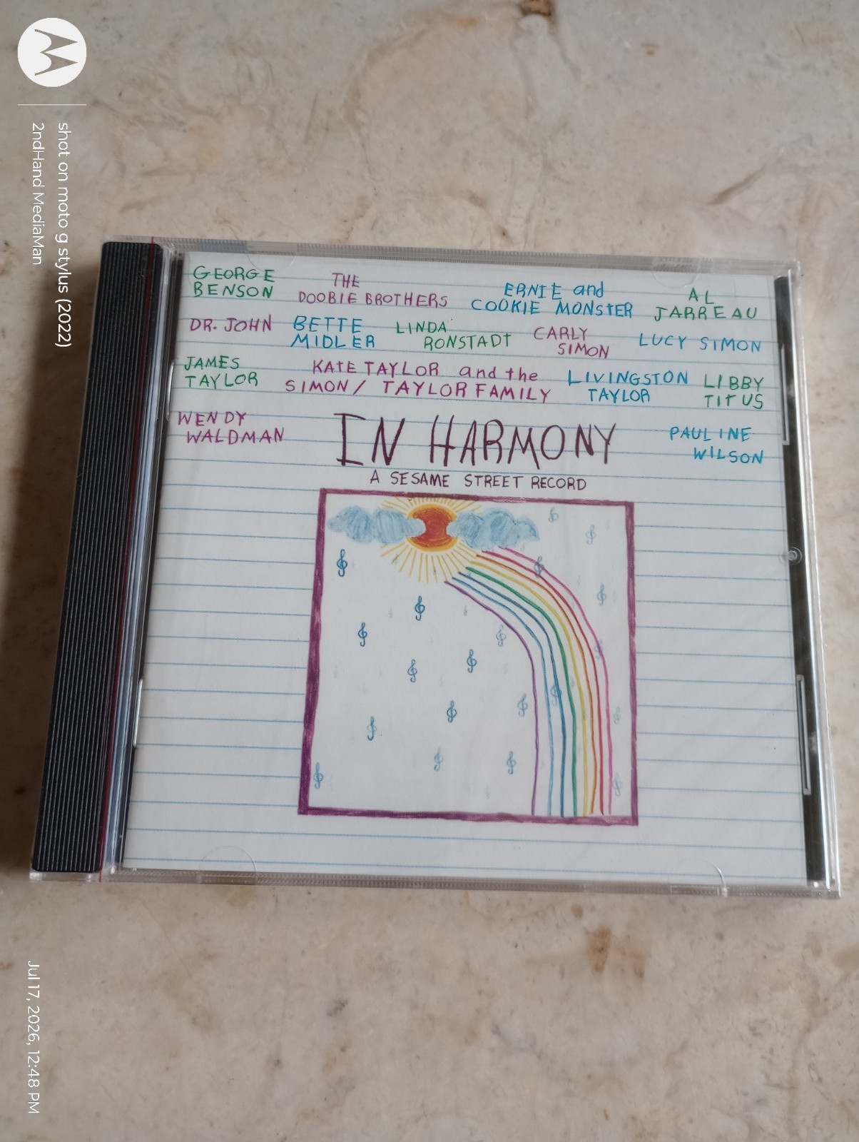 NEW SEALED IN HARMONY A SESAME STREET RECORD CD