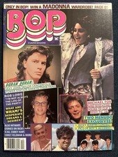 Bop Magazine December 1985 MADONNA Pin Up + Article, Wham, Duran Duran See PICS picture