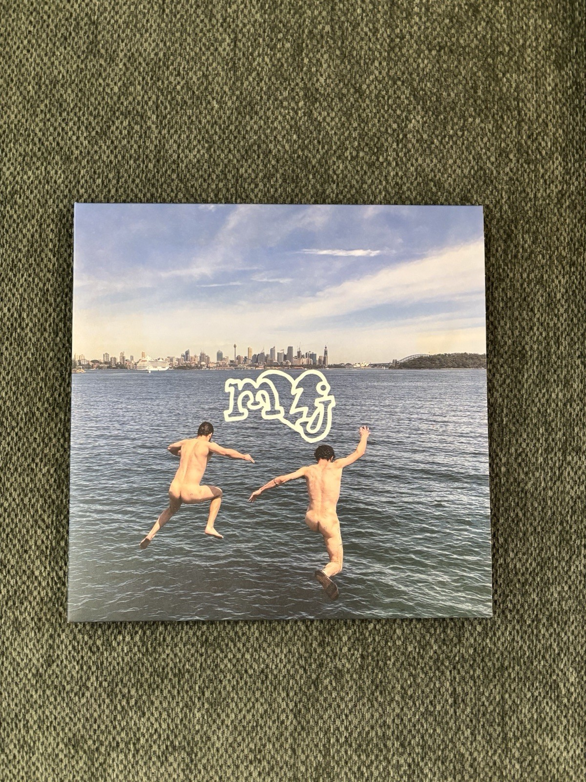 Mom Jeans Sweet Tooth Vinyl LP Honey TV Yellow Vinyl Exclusive Press Poster