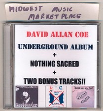 David Allan Coe- 22 X-Rated Hits CD - Underground Album+Nothing Sacred + 2 Bonus picture