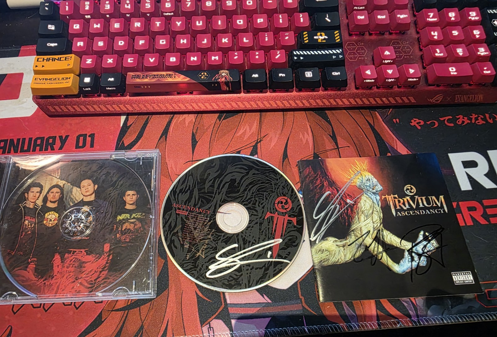 Trivium – Ascendancy CD SIGNED by Matt, Corey and Paolo