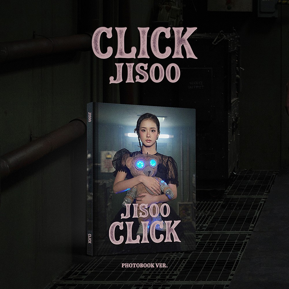 BLACKPINK JISOO [CLICK] 2nd Single Album PHOTO BOOK Ver/CD+Book+2 Card+GIFT