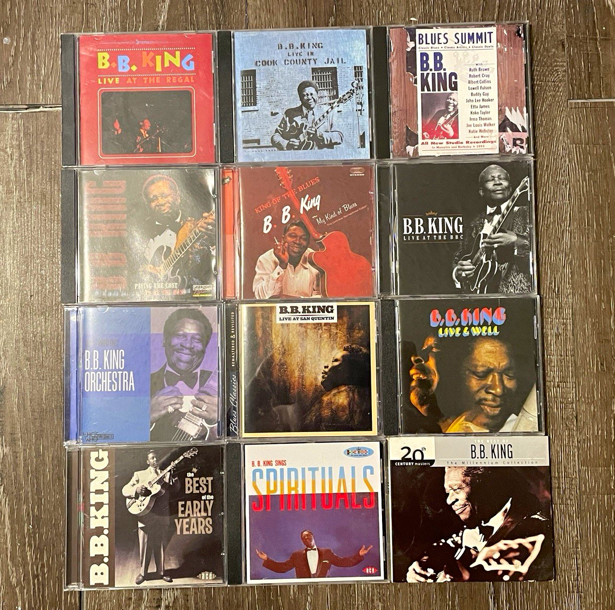 Lot of 12 B.B. King Albums, See Photos