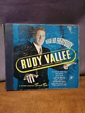 Vintage Rudy Vallee Album with 3 Vinyl's picture