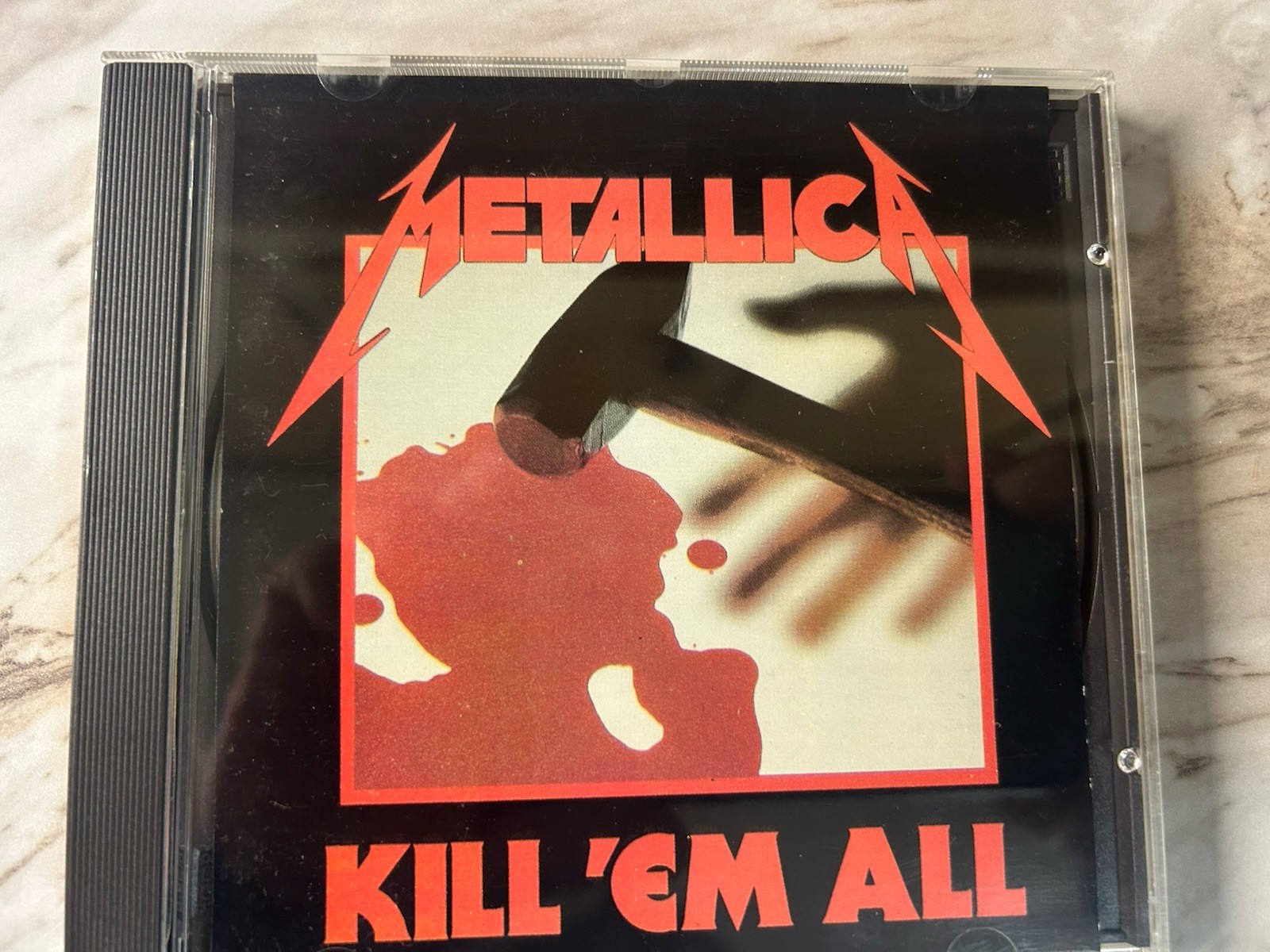 Metallica - Kill 'Em All  (CD) - Megaforce Records 1987  MRI CD 069  Laservideo